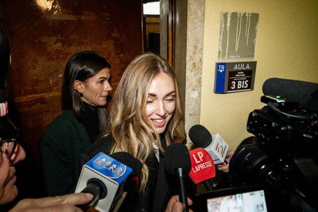 December 19, 2025, Milan, Mi, Italy: December 19, 2025, Milan. Milan Court. Hearing in the Pandoro Gate case with Chiara Ferragni charged. Milan Italy  - ZUMAa289 20251219_zia_a289_015 Copyright: xNicolaxMarfisix