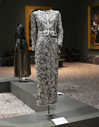 Milan, Italy Giorgio Armani.Milan, for love on display at the Pinacoteca di Brera for the first time an exhibition dedicated to the stylistic journey of Giorgio Armani welcoming a selection of clothes in its prestigious rooms a union of fashion and art In the photo: Giorgio Armani s clothes on display  Copyright: xNickxZonnax xipa-agency.netx xNickxZonnax IPA_Agency_IPA69325509