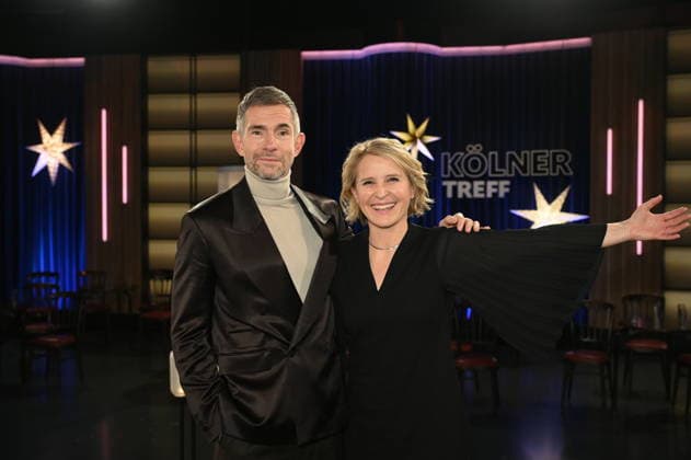 Das Moderatoren Duo Susan Link und Micky Beisenherz der WDR Talkshow Kölner Treff