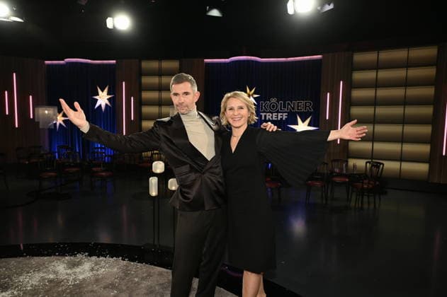Das Moderatoren Duo Susan Link und Micky Beisenherz der WDR Talkshow Kölner Treff
