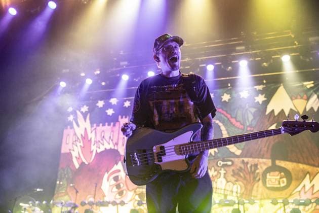 Neck Deep performing live at O2 Academy Brixton in London, United Kingdom, on 19 December 2025 Neck Deep performing live at O2 Academy Brixton in London, United Kingdom, on 19 December 2025, Credit:Sarah Tsang Avalon  Copyright: xSarahxTsangx xAvalonx 1060472601