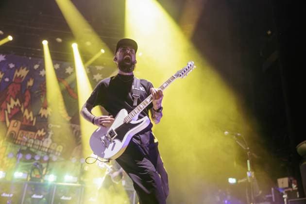 Neck Deep performing live at O2 Academy Brixton in London, United Kingdom, on 19 December 2025 Neck Deep performing live at O2 Academy Brixton in London, United Kingdom, on 19 December 2025, Credit:Sarah Tsang Avalon  Copyright: xSarahxTsangx xAvalonx 1060472626