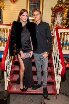 abb: Leni Summer und Tyler von Jascheroff Schauspieler zu gast bei der Premiere des 21. Roncalli Weihnachtscircus im Tempodrom Berlin, am 19.12.2025 in Berlin Berlin Deutschland