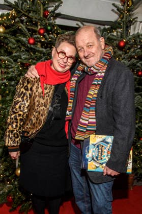 abb: Maren Mutenbeck und Leonard Lansink Paar Schauspieler zu gast bei der Premiere des 21. Roncalli Weihnachtscircus im Tempodrom Berlin, am 19.12.2025 in Berlin Berlin Deutschland