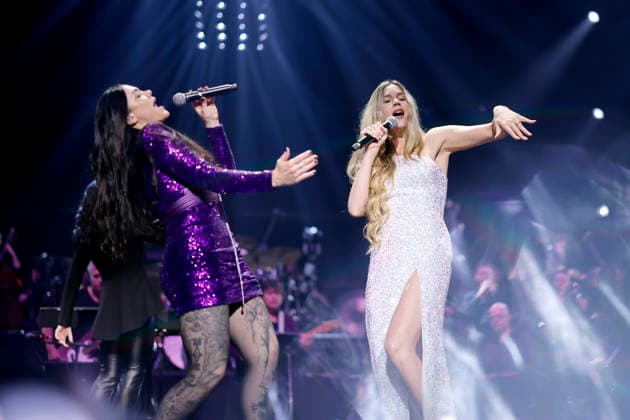 Sängerin Vanessa Amorosi und Sängerin Joss Stone live bei der 40. Night of the Proms 2025 in der Lanxess Arena. Köln, 19.12.2025 NRW Deutschland Copyright: xChristophxHardtx