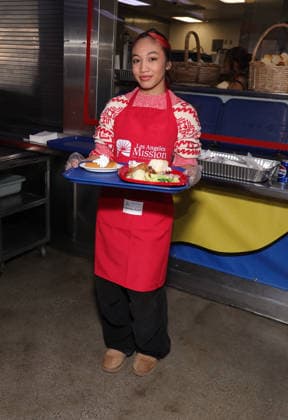 19 December 2025 - Los Angeles, California - EdenSky Sicam Hope The Mission And Los Angeles Mission Host Annual Christmas Celebration On Skid Row held at Los Angeles Mission in Los Angeles. Los Angeles USA - ZUMAa123 20251219_zaa_a123_164 Copyright: xADx