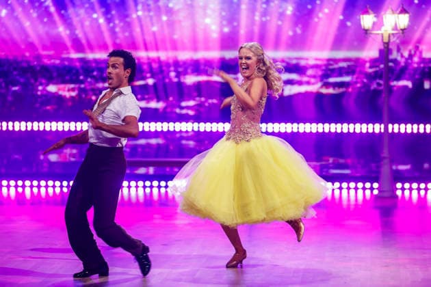 Finale i Skal vi danse Oslo 20251220. Tale Torp Torjussen sammen med Antonio Careri under finalen i Skal vi danse 2025. Foto: Jonas Been Henriksen NTB Oslo Norge SvkqsmuFrq8 EDITORIAL USE ONLY Ref:_ENTSvkqsmuFrq8.jpg Copyright: xJonasxBeenxHenriksenx xNTBx