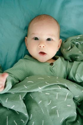 Lächelndes Baby, eingewickelt in eine weiche, grüne Decke, das sich geborgen und sicher fühlt Lächelndes Baby, eingewickelt in eine weiche, grüne Decke, das sich geborgen und sicher fühlt (License=RF) ,model released, Symbolfoto Copyright: xZoonar.com elenaxskorobogatovax 24382837 ,model released, Symbolfoto ,property released