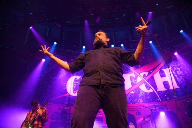 Clutch Perform at The Roundhouse, London Lead singer Neil Fallon and lead guitarist Tim Sult of American rock band Clutch performs at The Roundhouse, London, England, UK on Saturday 20 December 2025 as they celebrate the release of their 1995 self titled album on 180 gram vinyl for its 30th Anniversary., Credit:Justin Ng Avalon UK, England, London, The Roundhouse  Copyright: xJustinxNgx xAvalonx 1060734097