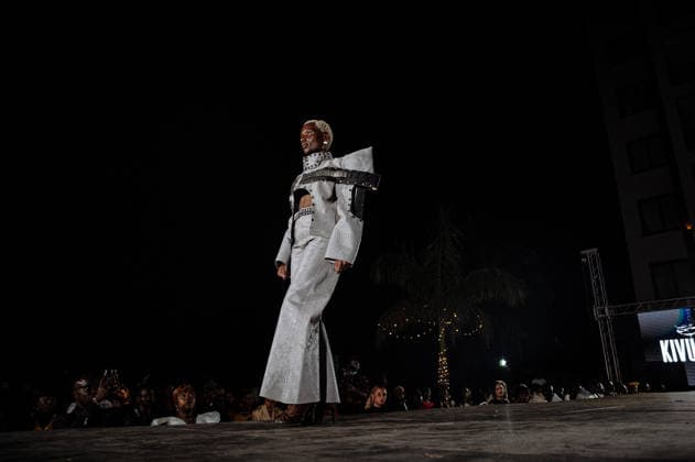 2025 Kivu Fashion Week in the Democratic Republic of the Congo GOMA, DEMOCRATIC REPUBLIC OF THE CONGO - DECEMBER 21: Models walk the runway during the 2025 Kivu Fashion Week in Goma, the capital of North Kivu province in the Democratic Republic of the Congo (DRC) on December 21, 2025. Jospin Mwisha Anadolu Goma Democratic Republic of the Congo. Editorial use only. Please get in touch for any other usage.  Copyright: x2025xAnadoluxJospinxMwishax