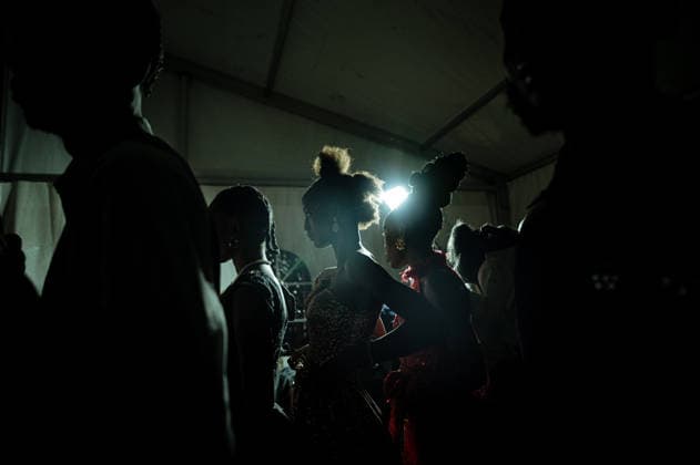 2025 Kivu Fashion Week in the Democratic Republic of the Congo GOMA, DEMOCRATIC REPUBLIC OF THE CONGO - DECEMBER 21: Models walk the runway during the 2025 Kivu Fashion Week in Goma, the capital of North Kivu province in the Democratic Republic of the Congo (DRC) on December 21, 2025. Jospin Mwisha Anadolu Goma Democratic Republic of the Congo. Editorial use only. Please get in touch for any other usage.  Copyright: x2025xAnadoluxJospinxMwishax