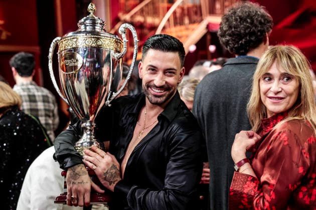 December 21, 2025, Rome, Rome, Italy: Dancing with the Stars television show, the finale. Pictured: Giovanni Pernice Rome, Italy 20 December 2025 Rome Italy  - ZUMAa289 20251221_zia_a289_010 Copyright: xCristianoxMinichiellox