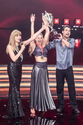 December 21, 2025, Rome, Rome, Italy: TV show Dancing with the Stars, the finale. Pictured is Fabio Fognini and Giada Lini, who finished third. Rome, Italy 20 December 2025 Rome Italy  - ZUMAa289 20251221_zia_a289_028 Copyright: xCristianoxMinichiellox