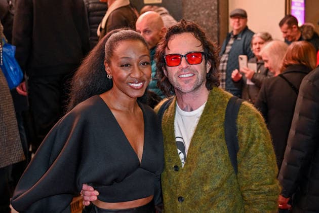 Sleeping Beauty, Arrivals, London, UK. 22 December 2025 London, UK, 22 December 2025. Beverley Knight and husband James O Keefe attend Sleeping Beauty at The London Palladium, London, UK., Credit:Lee Floyd Avalon UK, London, The London Palladium  Copyright: xLeexFloydx xAvalonx 1061167949