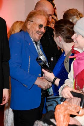 Frank Zander bei Frank Zanders 31. Weihnachtsfeier für Obdachlose und Bedürftige 2025 im Estrel Convention Center. Berlin, 22.12.2025