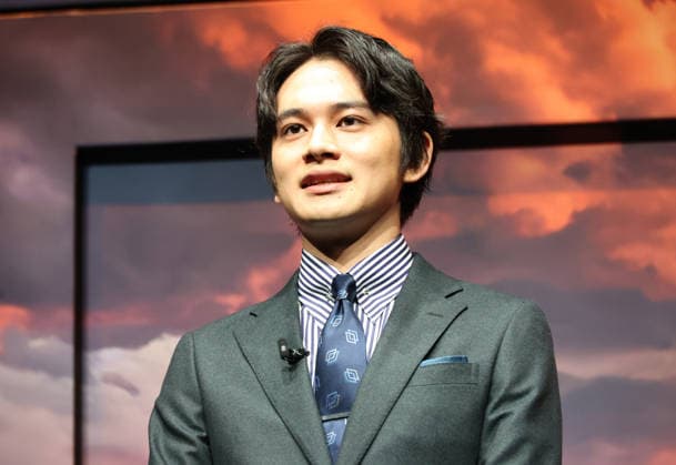 December 23, 2025, Tokyo, Japan - Japanese actor Takumi Kitamura speaks as he is named as the brand ambassador of the Dynabook of Sharp s notebook computer in Tokyo on Tuesday, December 23, 2025. (photo by Yoshio Tsunoda AFLO)  aflo_314375162