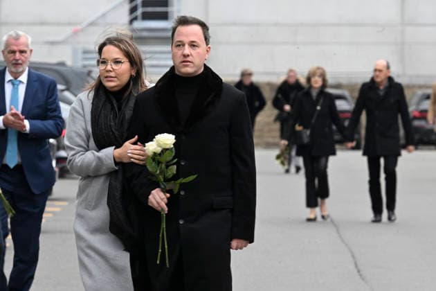Funeral - Wouter van der Horst Herentals, 23 12 2025 : Today, family and close friends say goodbye to Wouter van der Horst, the husband of singer Belle Perez. The farewell will take place in a location that holds symbolic significance for the couple. They had their wedding reception there on June 18, 2016. Next year, they would have celebrated their tenth anniversary. Pix : Credit : Peter De Smedt CC . Herentals Belgium  Copyright: xContentxCurationx PeterxDexSmedtx xCCx
