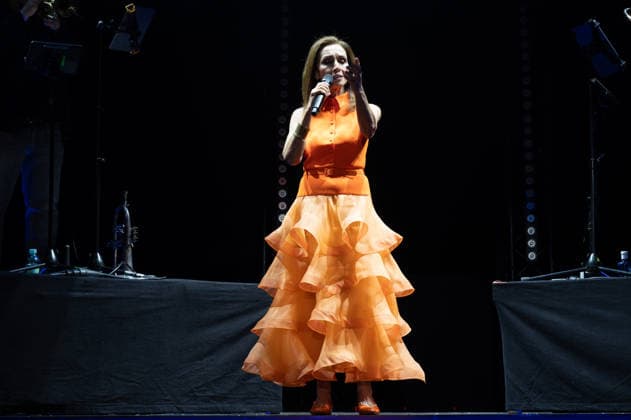 Ana Belen Tour In Madrid, Spain - 23 Dec 2025 Singer Ana Belen performs during her concert at the Movistar Arena in Madrid, Madrid Spain Copyright: xAtilanoxGarciax xSOPAxImagesx photos00675