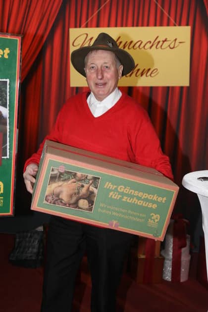 Schäfer Heinrich (Heinrich Gersmeier) bei einem Promotion-Auftritt und Autogrammstunde im Thüringen Park. Erfurt, 24.12.2025 Copyright: xMatthiasxGränzdörferx