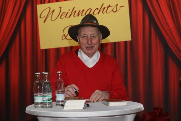 Schäfer Heinrich (Heinrich Gersmeier) bei einem Promotion-Auftritt und Autogrammstunde im Thüringen Park. Erfurt, 24.12.2025 Copyright: xMatthiasxGränzdörferx