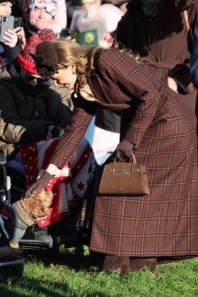 . 25 12 2025. Sandringham , United Kingdom. UK Royals led by King Charles III and Queen Camilla , at the Christmas Day church service at Sandringham, United Kingdom,  xStephenxLockx xi-Imagesx IIM-26475-0013