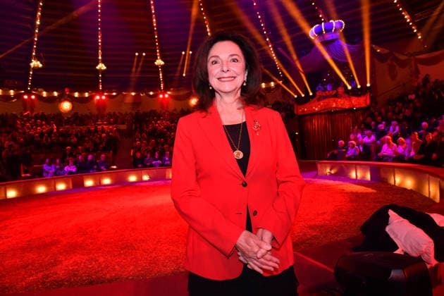 Uschi Dämmrich von Luttitz Premiere Winterspielzeit 2025 Circus Krone Ich. Du, Wir. Krone Manege Kronebau München 25. Dezember 2025