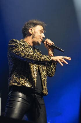 December 27, 2025, Madrid, Spain: Singer Gabriel de la Rosa, of the band Shinova performs during the concert at the Movistar Arena. Madrid Spain - ZUMAs197 20251227_aaa_s197_131 Copyright: xAtilanoxGarciax