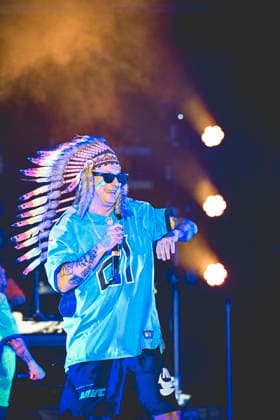 Clementino Live Tour 2025 in Napoli, Italy - 28 Dec 2025 Italian rapper Clemente Maccaro better known as Clementino performs live at PalaPartenope during his Tour 2025 in Napoli. Napoli Italy Copyright: xPaolaxVisonex xSOPAxImagesx PVClementino004