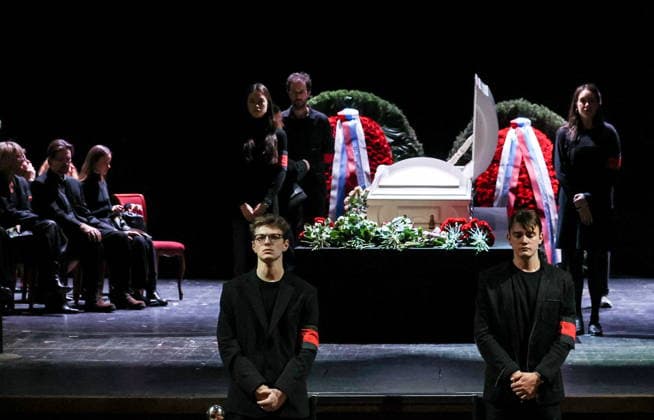 RUSSIA, MOSCOW - DECEMBER 29, 2025: A farewell ceremony for actress Vera Alentova at the Moscow Pushkin Drama Theatre. Alisa Kulikova TASS  86784205
