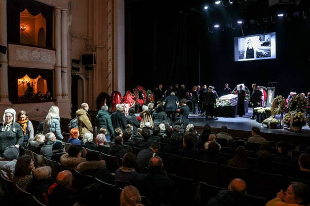RUSSIA, MOSCOW - DECEMBER 29, 2025: A farewell ceremony for actress Vera Alentova at the Moscow Pushkin Drama Theatre. Alisa Kulikova TASS  86784259