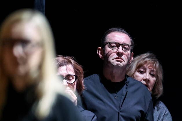 RUSSIA, MOSCOW - DECEMBER 29, 2025: Chekhov Moscow Art Theatre artistic director manager Konstantin Khabensky at a farewell ceremony for actress Vera Alentova at the Moscow Pushkin Drama Theatre Moscow Russia  - ZUMAt113 20251229_zaa_t113_029 Copyright: xAlisaxKulikovax