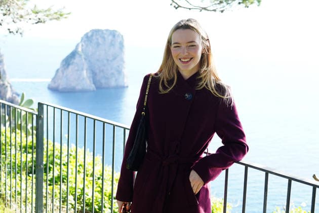 Capri Hollywood actress Alanah Bloor from the series Sandokan with her boyfriend Fred Topping in Capri to receive the Capri Hollywood award.  Copyright: xEUGENIOxBLASIOx xipa-agency.netx xIPA eugenioxblasiox IPA_Agency_IPA69539013