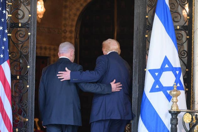 December 29, 2025, Palm Beach, Florida, USA: President DONALD TRUMP welcomes Israeli Prime Minister BENJAMIN NETANYAHU to Mar-a-Lago in Palm Beach, Florida. The summit, their fifth in the US this year, is assumed to have focused on the implementation of Phase II of the Trump administration 20 point peace plan for Gaza, the establishment of the International Stabilization Force (ISF), and the oversight roles of the newly formed Board of Peace. Palm Beach USA - ZUMAi99_ 20251229_zip_i99_006 Copyright: xAmosxBenxGershom IsraelxGpox