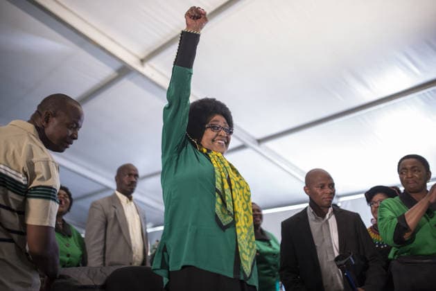 Celebration of the 80th birthday of Winnie Madikizela Mandela SOWETO, SOUTH AFRICA - SEPTEMBER 26: Winnie Madikizela-Mandela, second wife of former South African President Nelson Mandela attends the celebration of her 80th birthday, at Adelaide Tambo sport hall in Soweto, South Africa on September 26, 2016. South Africa World. Editorial use only. Please get in touch for any other usage.  Copyright: x2025xAnadoluxIhsaanxHaffejeex