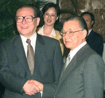 Ex-Japanese Communist Party chief Fuwa dies at 95 Japanese Communist Party chief Tetsuzo Fuwa (R) shakes hands with Chinese President Jiang Zemin in Beijing in July 1998. Fuwa died on Dec. 30, 2025, aged 95.  A14AA0005143800P