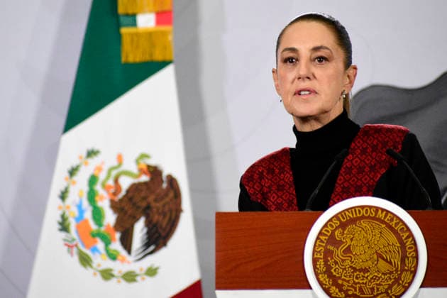 Mexico™s President Claudia Sheinbaum News Conference Mexican President Claudia Sheinbaum Pardo speaks during a news conference about comprehensive care for the victims and those injured in the Interoceanic Train derailment in the state of Oaxaca, at the National Palace. on December 30, 2025, in Mexico City, Mexico. (Photo by Luis Barron Eyepix Group) Copyright: xLuisxBarronx xEyepixxGroupx LB_30122025_174407