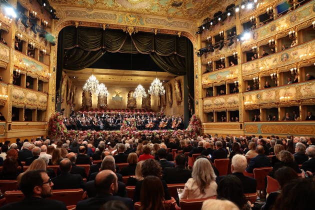 New Year s Concert at the La Fenice Theater in Venice  Copyright: xMatteoxChinellatox xipa-agency.netx xipa-agency.netx xMatteoxChinellatox IPA_Agency_IPA69599233