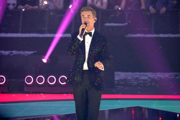Florian Silbereisen in der TV-Show Silvester-Schlagerbooom 2026 live - Die Wunderlichtershow! im BMW Park. München, 31.12.2025