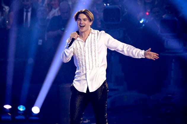 Vincent Gross in der TV-Show Silvester-Schlagerbooom 2026 live - Die Wunderlichtershow! im BMW Park. München, 31.12.2025