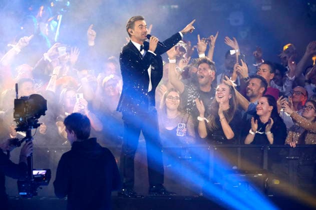 Florian Silbereisen in der TV-Show Silvester-Schlagerbooom 2026 live - Die Wunderlichtershow! im BMW Park. München, 31.12.2025