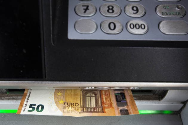 Bulgaria adopts euro, joins eurozone as 21st member SOFIA, BULGARIA - JANUARY 1: Euros are withdrawn from an ATM in Sofia as Bulgaria officially adopts the euro as its currency and joins the eurozone as its 21st member on January 1, 2026. Hristo Vladev Anadolu Sofia Bulgaria. Editorial use only. Please get in touch for any other usage.  Copyright: x2026xAnadoluxHristoxVladevx