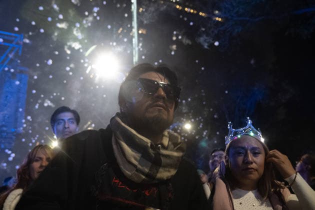 The world s largest electronic music festival in Mexico City MEXICO CITY, MEXICO - JANUARY 01: Tens of thousands of people attend the world s largest electronic music festival as part of the New Year celebration, at Reforma Avenue, in Mexico City, Mexico on January 01, 2026. The open-air event was organized by the Mexico City government to celebrate the New Year in the capital s historic center. Alejandro Aguilar Lopez Anadolu Mexico City Mexico. Editorial use only. Please get in touch for any other usage.  Copyright: x2026xAnadoluxAlejandroxAguilarxLopezx