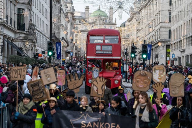 London New Years Parade 2026 Performers in the 2026 London New Years Parade on January 1, 2026 in London, United Kingdom. Today is the first day of 2026 and London hosts its annual London Parade to mark the new year. (Photo by Vernon Yuen Nexpher Images) London