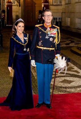 01-01-2026 Amalienborg Princess Marie and Prince Joachim arrive for the New Years reception at Christian palace in Copenhagen, Denmark. Â  Copyright: xPPEx