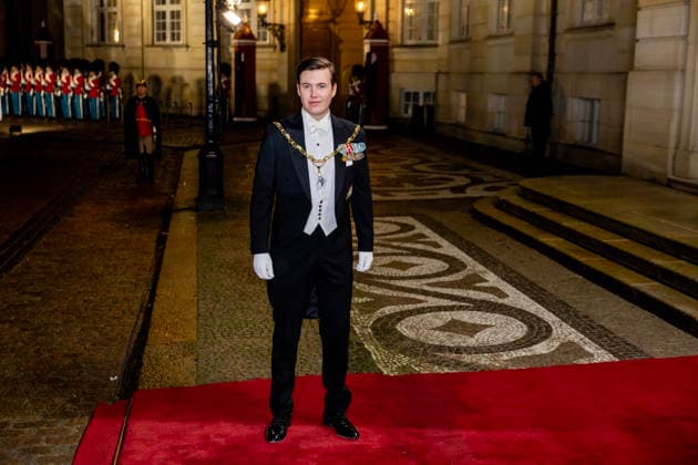 01-01-2026 Amalienborg Prince Christian arrive for the New Years reception at Christian palace in Copenhagen, Denmark. Â  Copyright: xPPEx