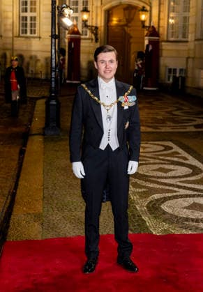01-01-2026 Amalienborg Prince Christian arrive for the New Years reception at Christian palace in Copenhagen, Denmark. Â  Copyright: xPPEx