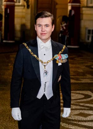 01-01-2026 Amalienborg Prince Christian arrive for the New Years reception at Christian palace in Copenhagen, Denmark. Â  Copyright: xPPEx