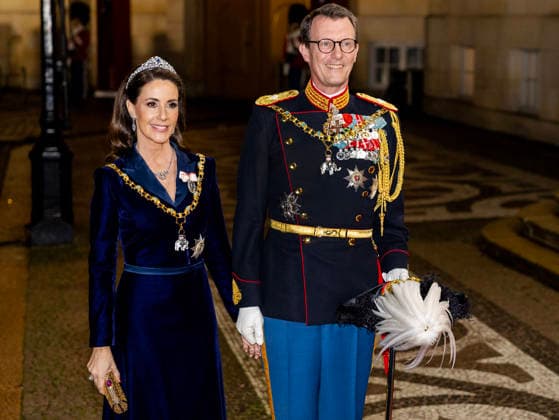 01-01-2026 Amalienborg Princess Marie and Prince Joachim arrive for the New Years reception at Christian palace in Copenhagen, Denmark. Â  Copyright: xPPEx