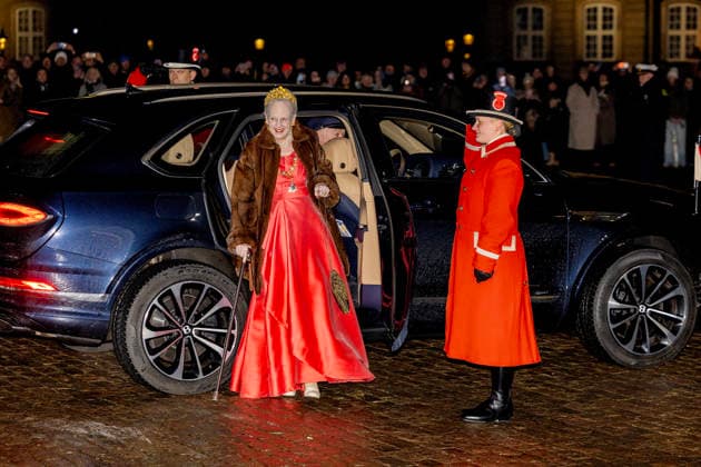 01-01-2026 Amalienborg Queen Margrethe arrive for the New Years reception at Christian palace in Copenhagen, Denmark. Â  Copyright: xPPEx