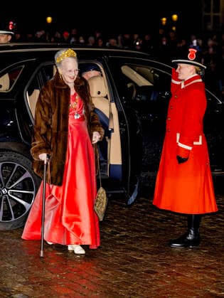 01-01-2026 Amalienborg Queen Margrethe arrive for the New Years reception at Christian palace in Copenhagen, Denmark. Â  Copyright: xPPEx